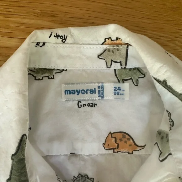 Mayoral Button Down Shirt and Polo Short Sleeve with Children’s Place Jeans 2T - Picture 4 of 9